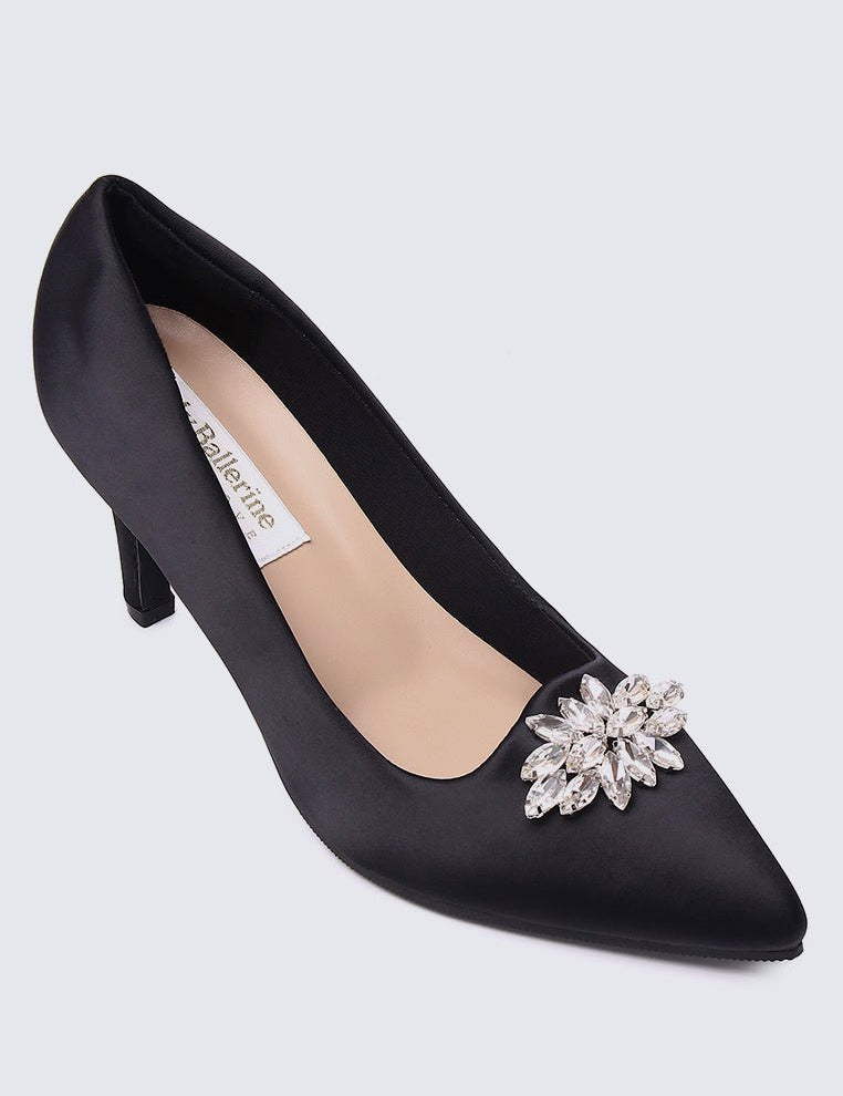 Stacy Comfy Pumps In Black - myballerine