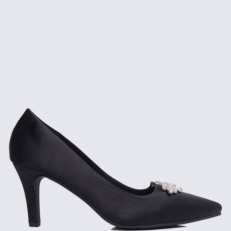 Stacy Comfy Pumps In Black - myballerine