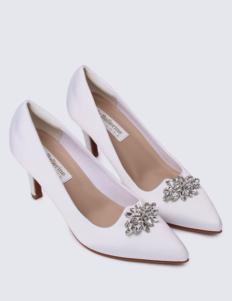 Stacy Comfy Pumps In IvoryShoes - myballerine