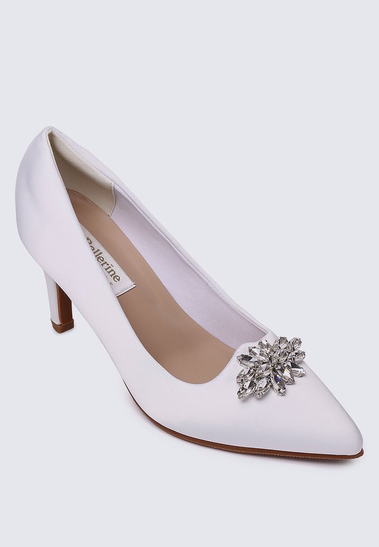 Stacy Comfy Pumps In IvoryShoes - myballerine