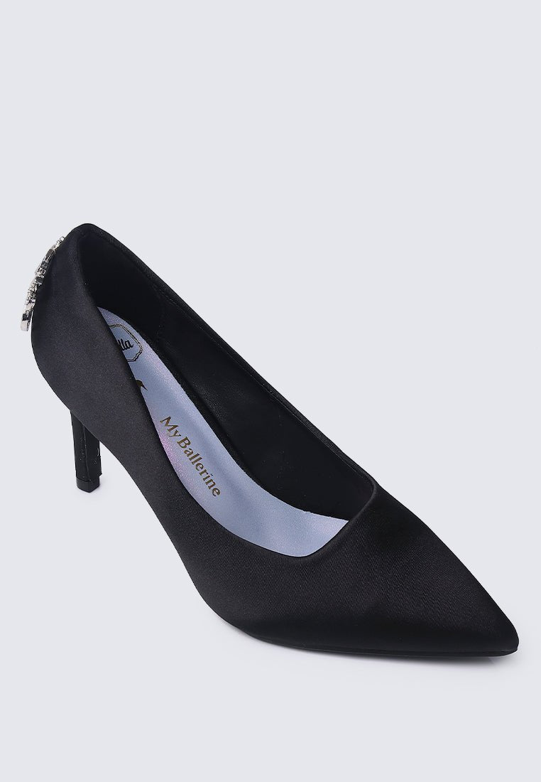 The Carriage Princess Comfy Pumps In Black - myballerine