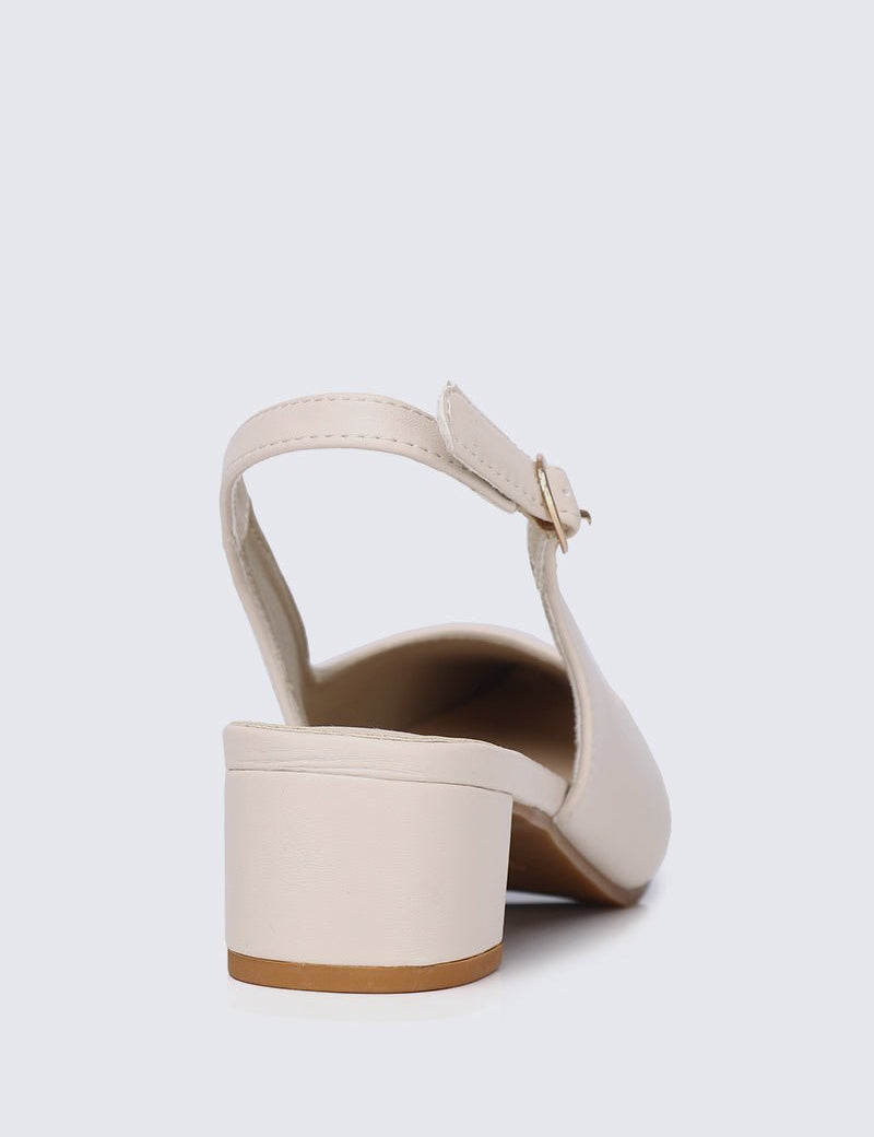 Valerie Comfy Heels In BeigeShoes - myballerine