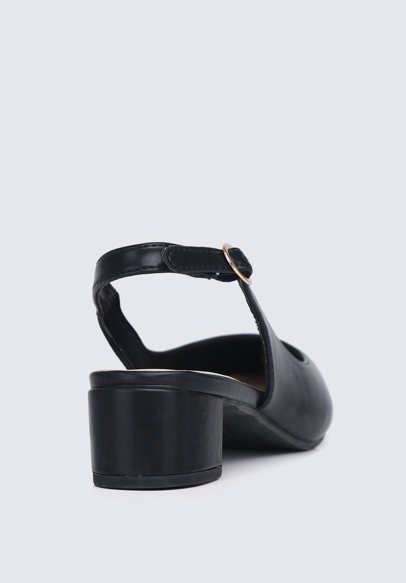 Valerie Comfy Heels In BlackShoes - myballerine