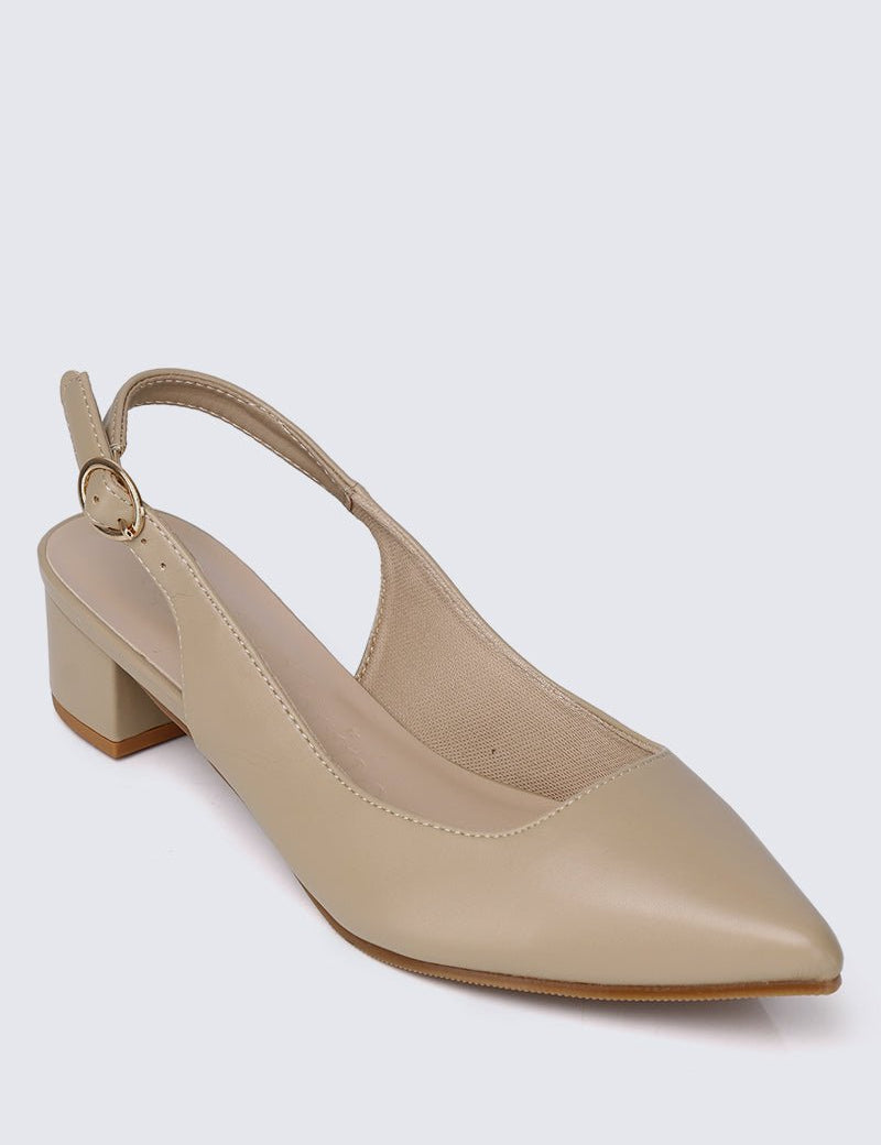 Valerie Comfy Heels In NudeShoes - myballerine