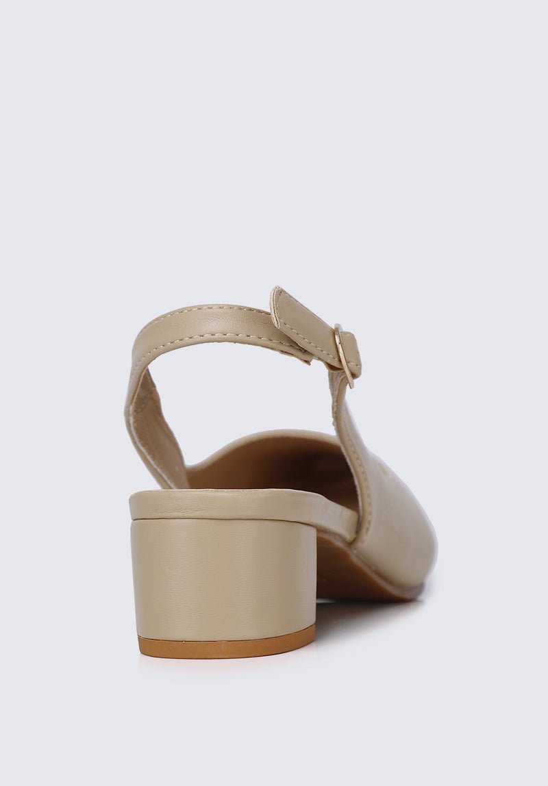 Valerie Comfy Heels In NudeShoes - myballerine