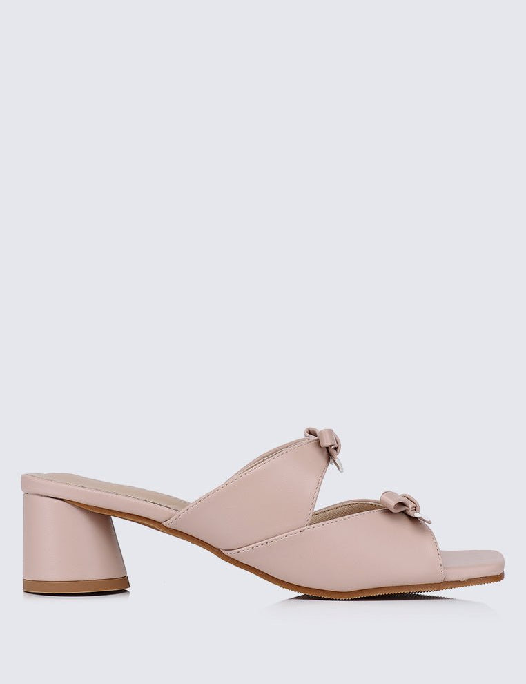 Venus Comfy Heels In NudeShoes - myballerine