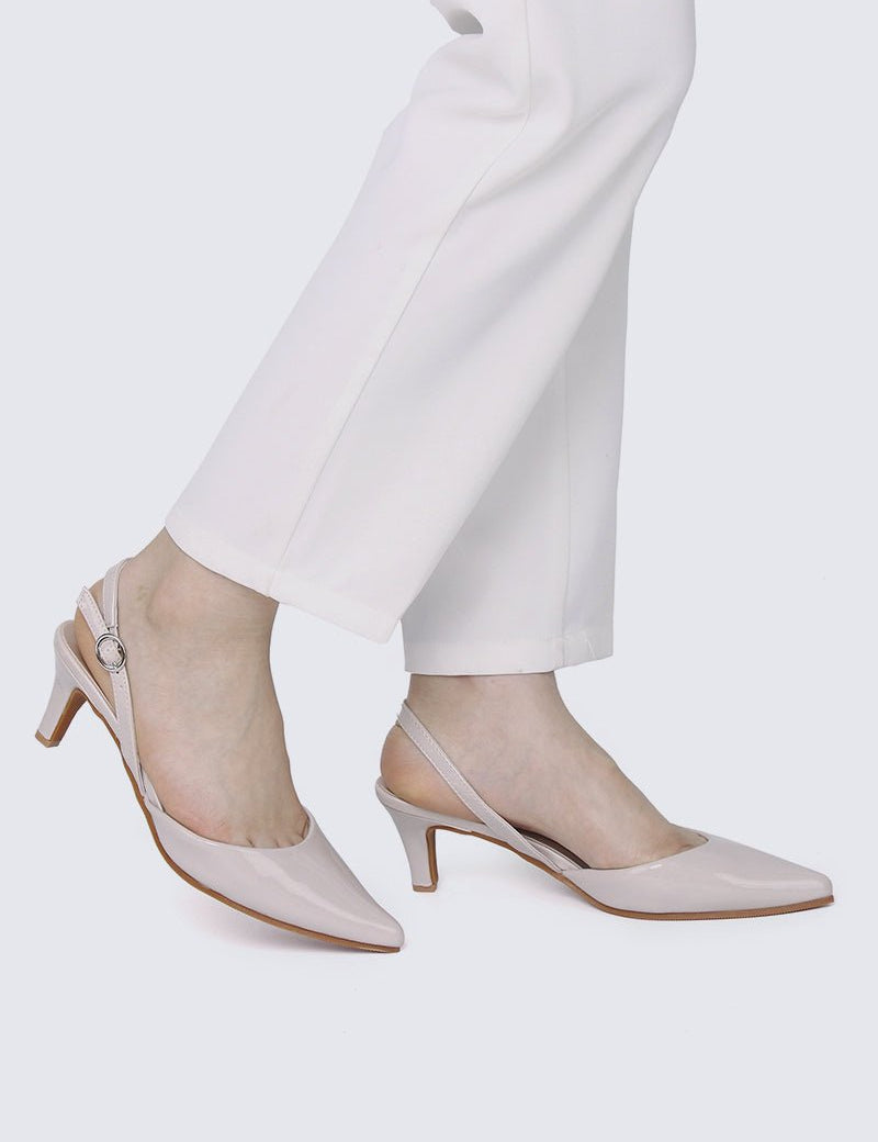 Vicky Comfy Heels In Beige - myballerine