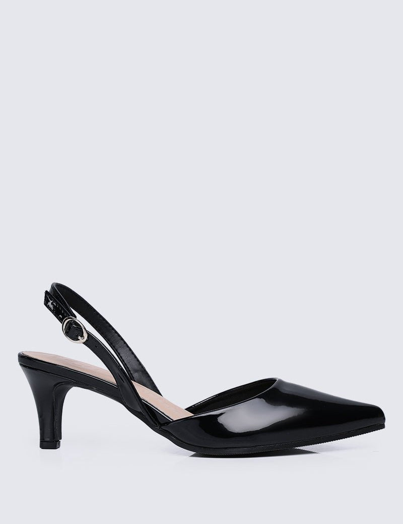 Vicky Comfy Heels In BlackShoes - myballerine