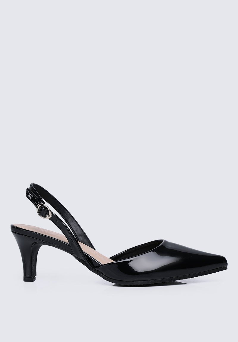 Vicky Comfy Heels In BlackShoes - myballerine