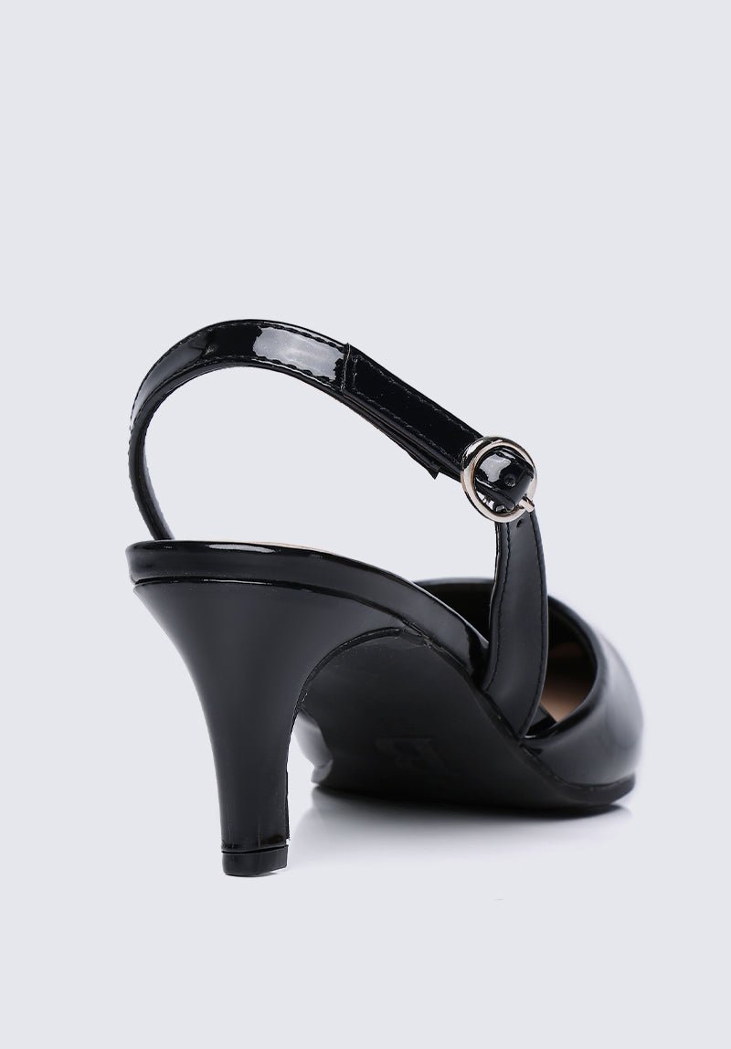 Vicky Comfy Heels In BlackShoes - myballerine