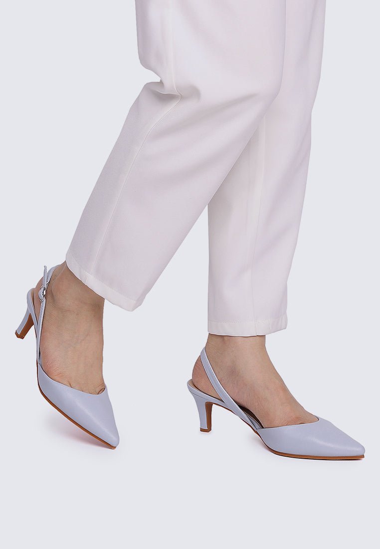 Vicky Comfy Heels In BlueShoes - myballerine