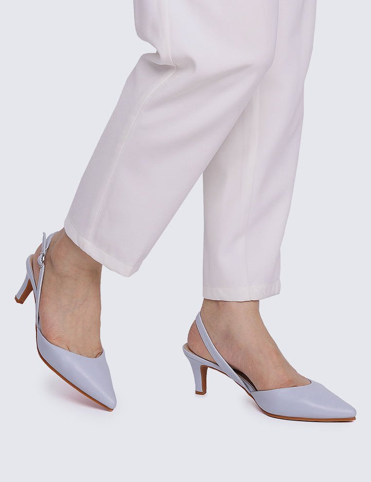 Vicky Comfy Heels In BlueShoes - myballerine