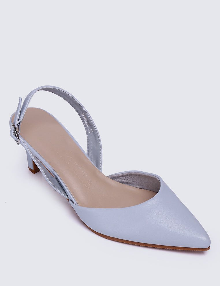 Vicky Comfy Heels In BlueShoes - myballerine