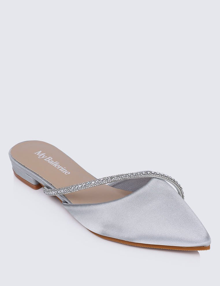 Vion Comfy Ballerina In SilverShoes - myballerine