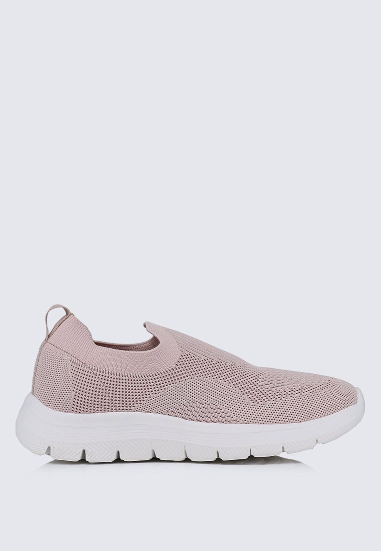 WalkEase Comfy Sneakers In PinkShoes - myballerine