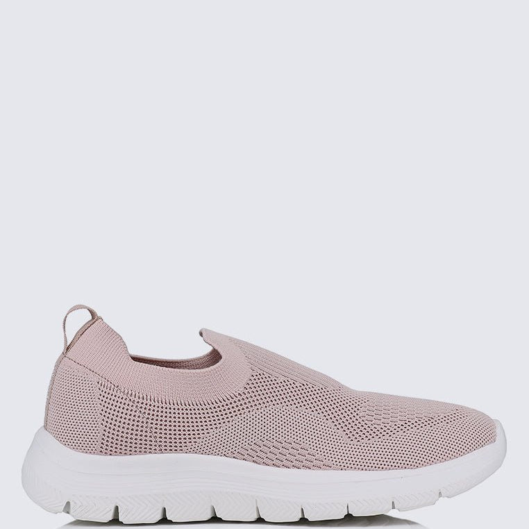 WalkEase Comfy Sneakers In PinkShoes - myballerine