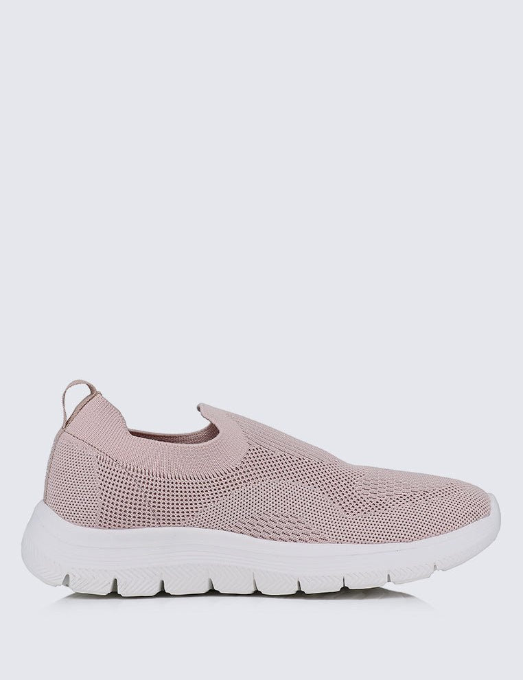 WalkEase Comfy Sneakers In PinkShoes - myballerine