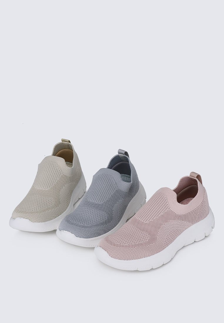 WalkEase Comfy Sneakers In PinkShoes - myballerine