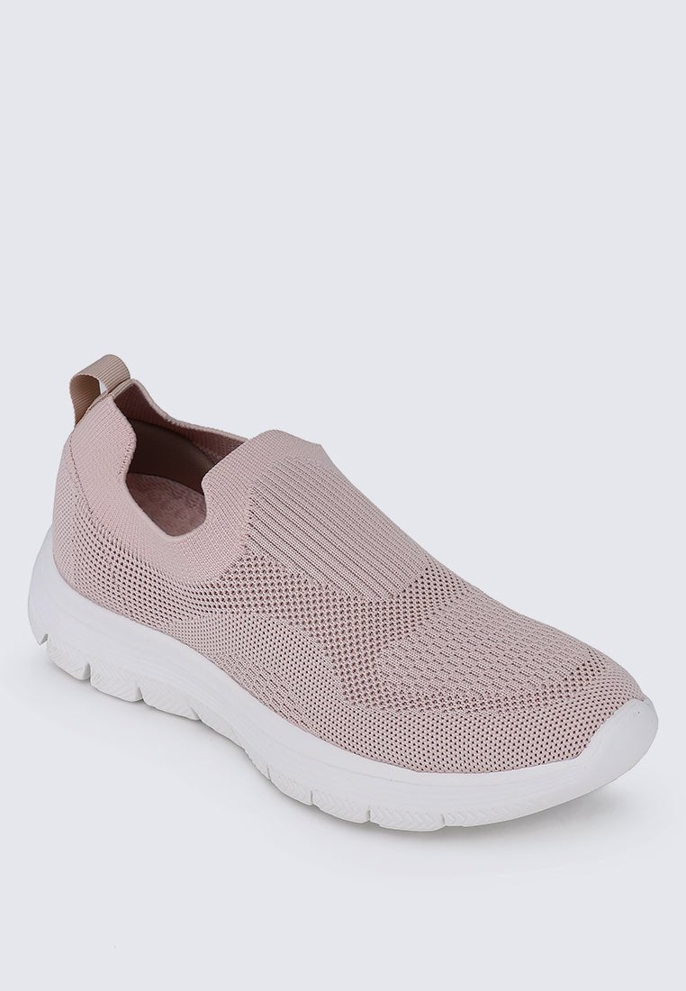 WalkEase Comfy Sneakers In PinkShoes - myballerine