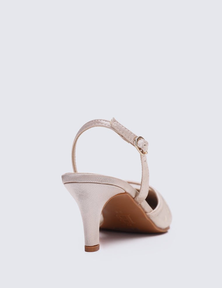 With Love Comfy Heels In Nude - myballerine