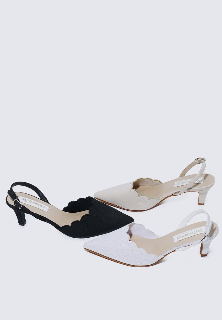 Yolanda Comfy Heels In NudeShoes - myballerine