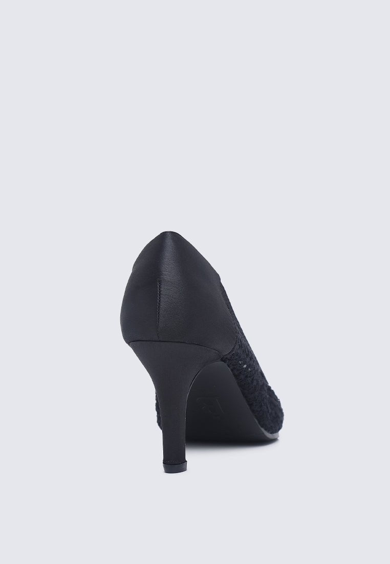 Zayla Comfy Pumps In Black - myballerine