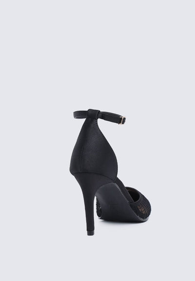 Zuri Comfy Heels In BlackShoes - myballerine