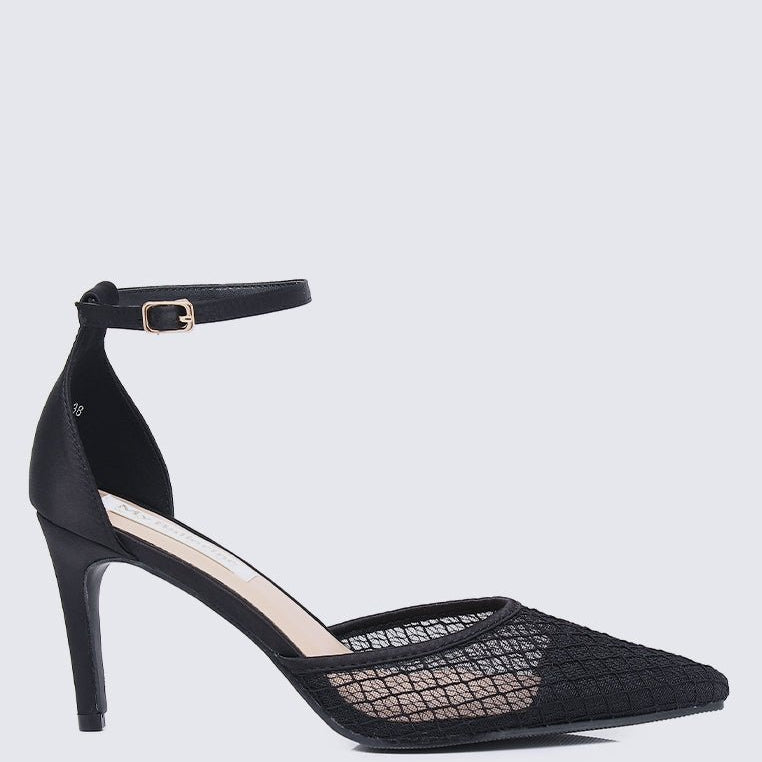 Zuri Comfy Heels In BlackShoes - myballerine