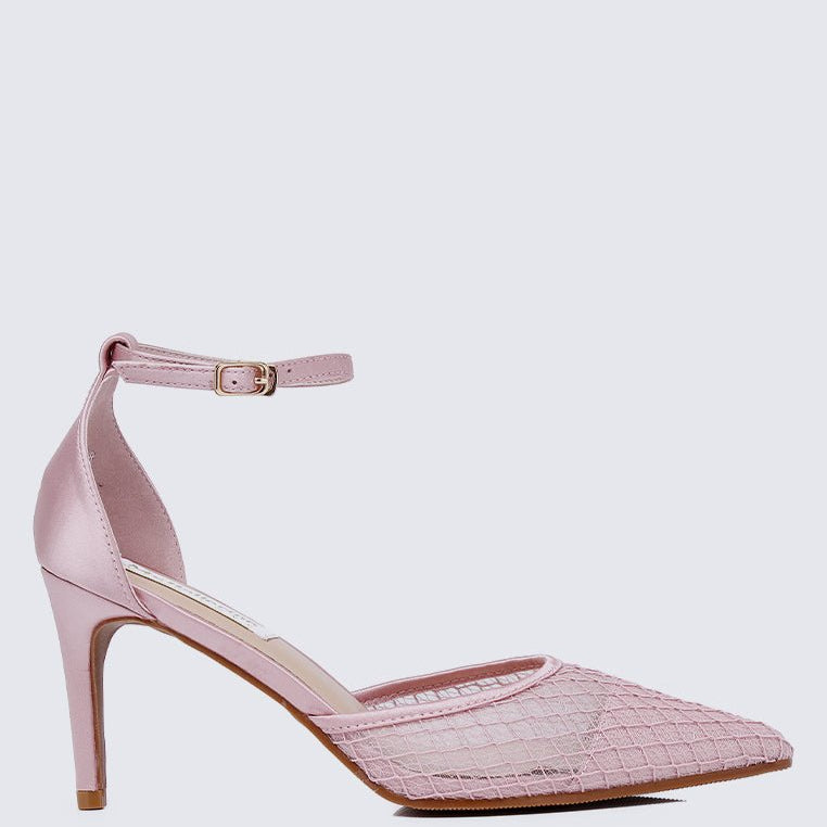 Zuri Comfy Heels In Dusty PinkShoes - myballerine