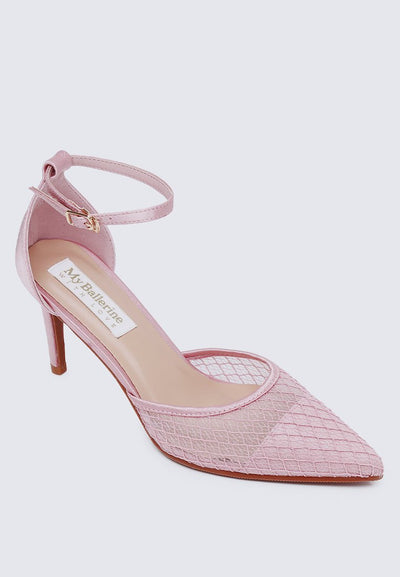 Zuri Comfy Heels In Dusty PinkShoes - myballerine