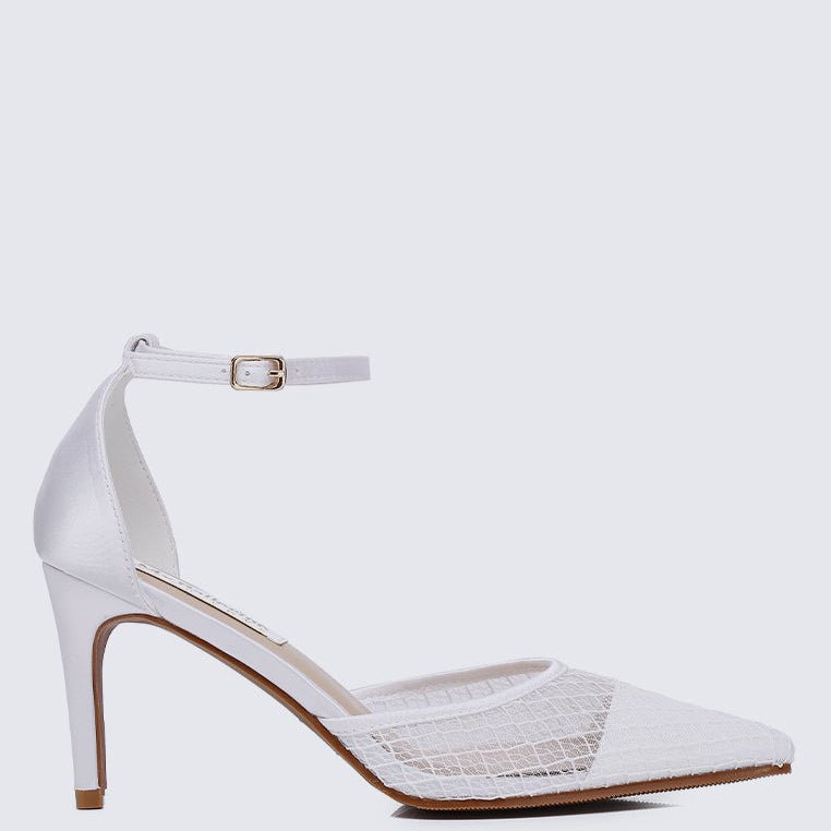 Zuri Comfy Heels In Off WhiteShoes - myballerine