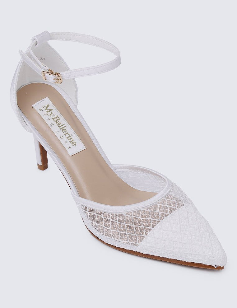 Zuri Comfy Heels In Off WhiteShoes - myballerine